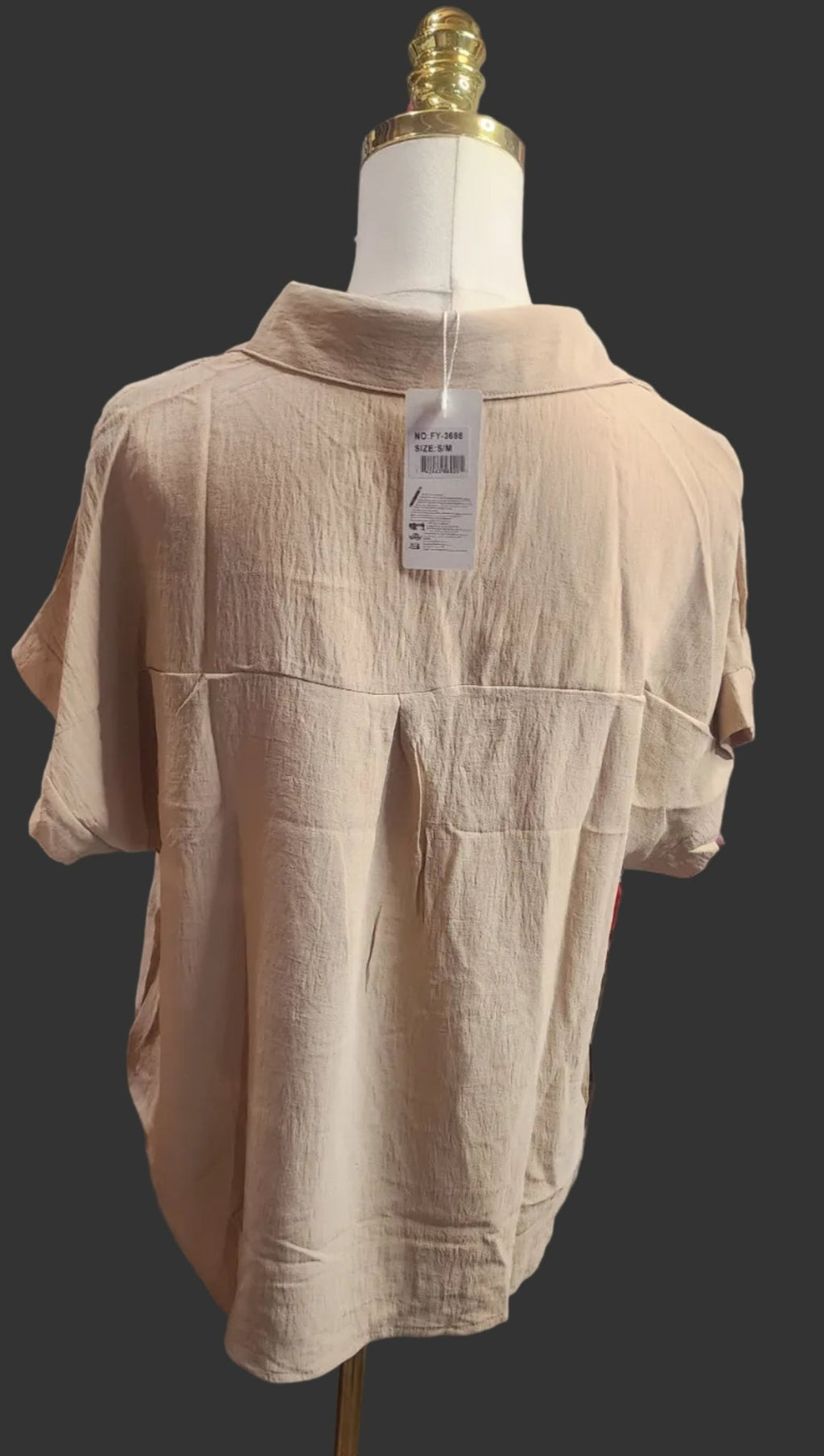 Elegant Dressy Blouse – Stretch Women’s Top - Angelique Boutique