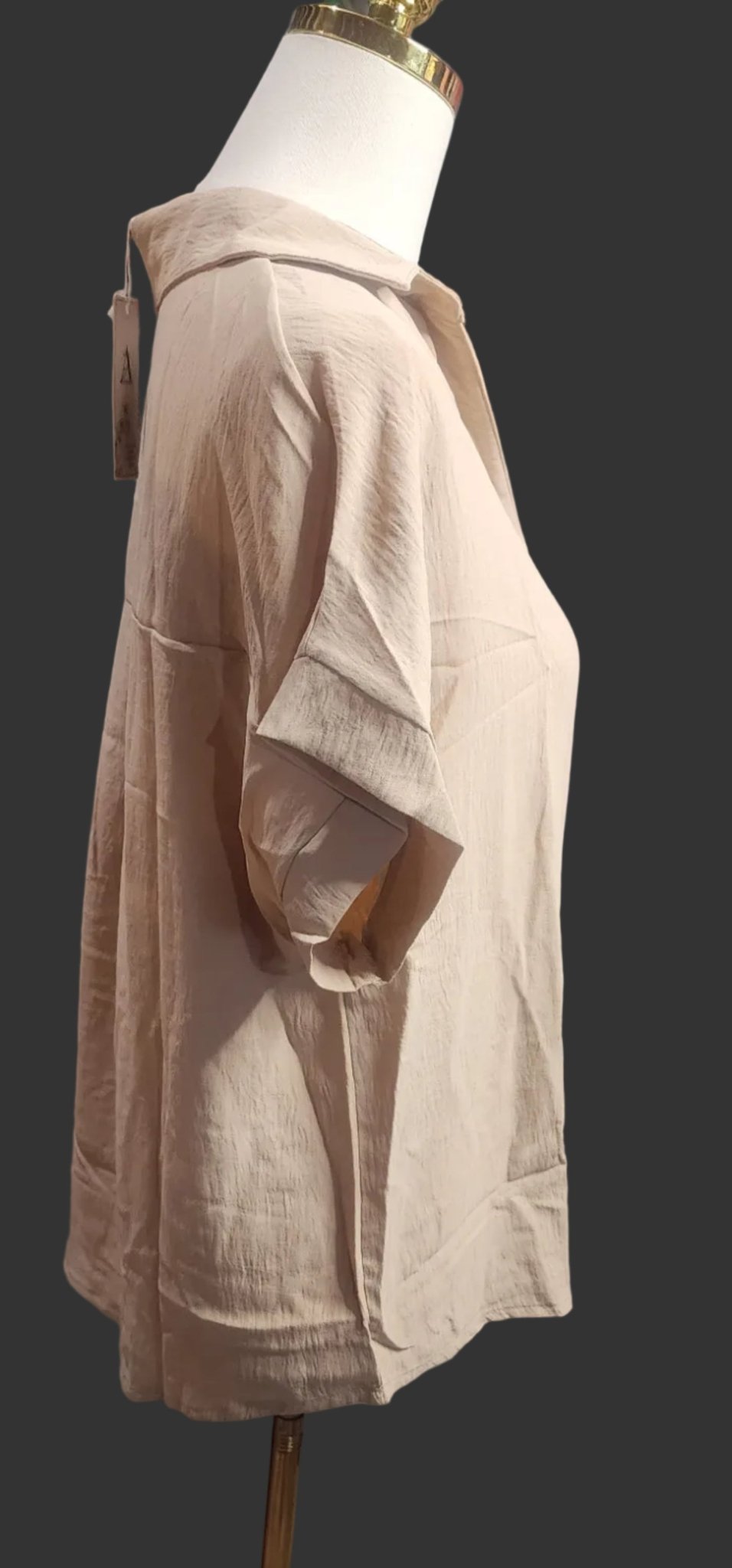 Elegant Dressy Blouse – Stretch Women’s Top - Angelique Boutique