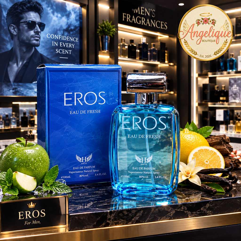 EROS Eau de Fresh Eau de Parfum for Men - Angelique Boutique