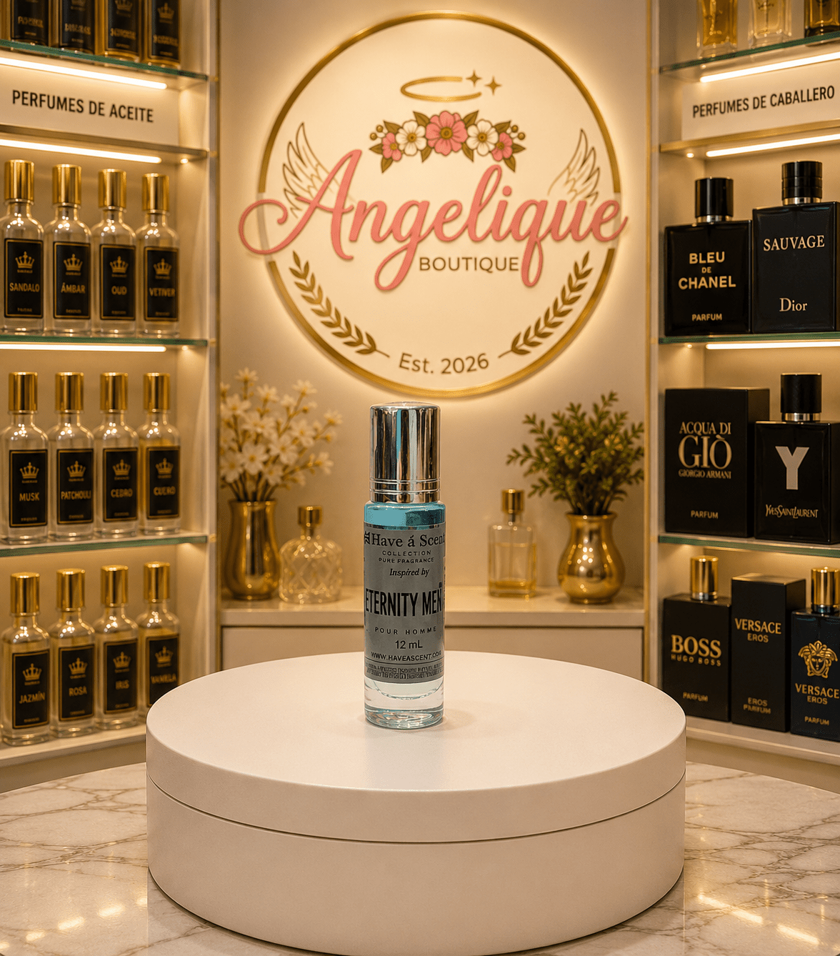 Eternity for Men Concentrated Oil Perfume - Angelique Boutique