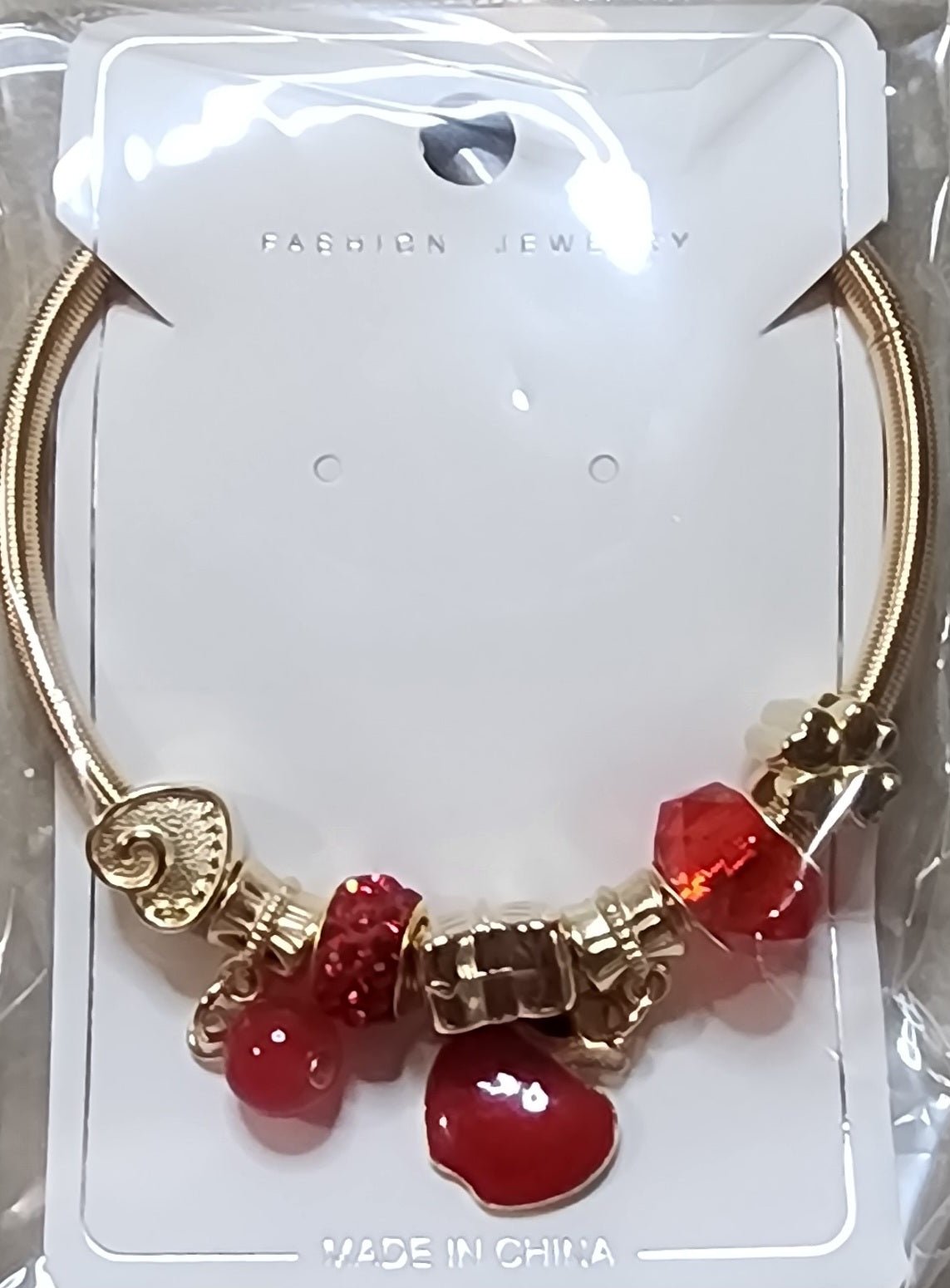 Fashion Fruit Charm Bracelet Silver Gold Tone - Angelique Boutique