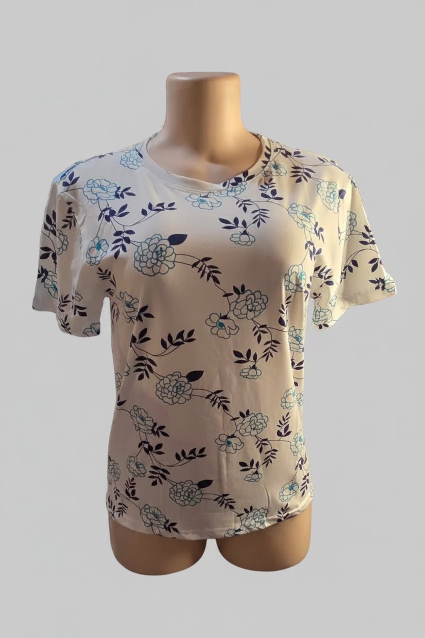 Floral Blouse – Women's Lightweight Fashion Top - Angelique Boutique