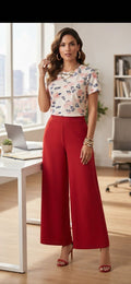 Floral Blouse – Women's Lightweight Fashion Top - Angelique Boutique