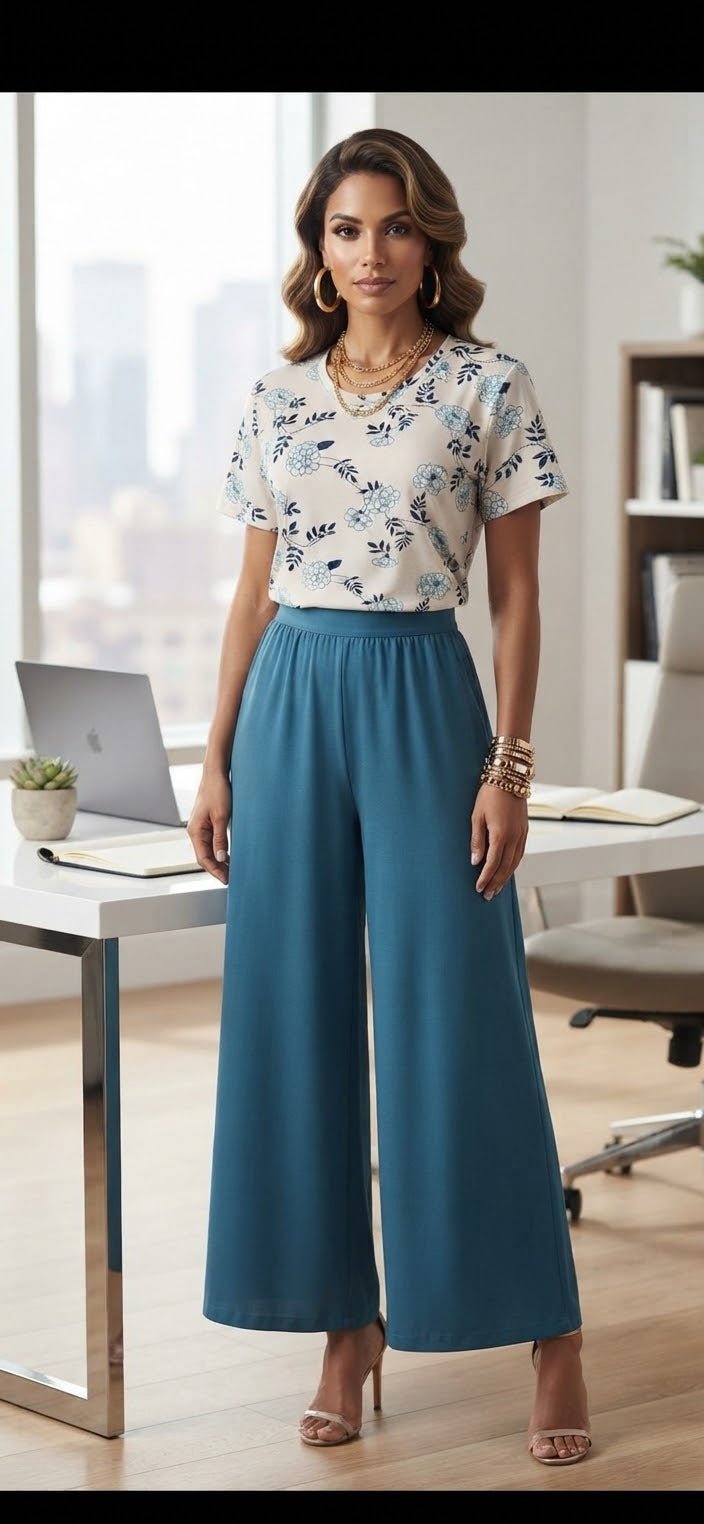 Floral Blouse – Women's Lightweight Fashion Top - Angelique Boutique