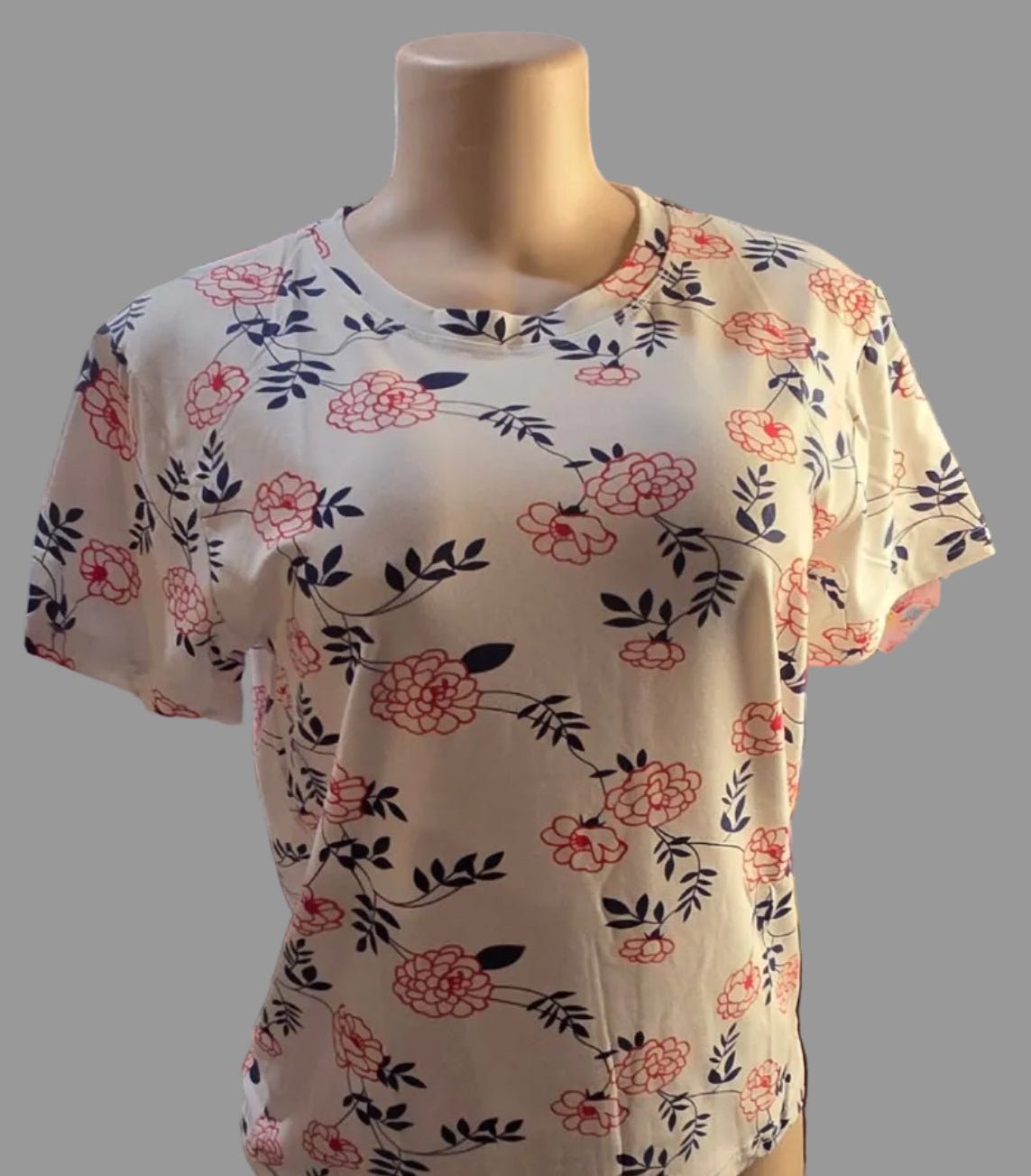 Floral Blouse – Women's Lightweight Fashion Top - Angelique Boutique