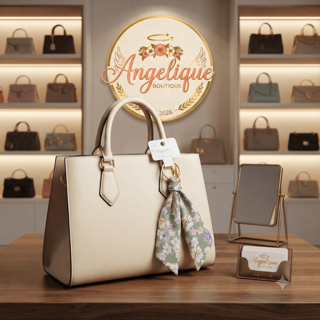 Floral Scarf Keychain – Bag Charm Multiple Colors - Angelique Boutique