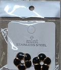 Floral Stainless Steel Earrings for Women – Gold Studs - Angelique Boutique
