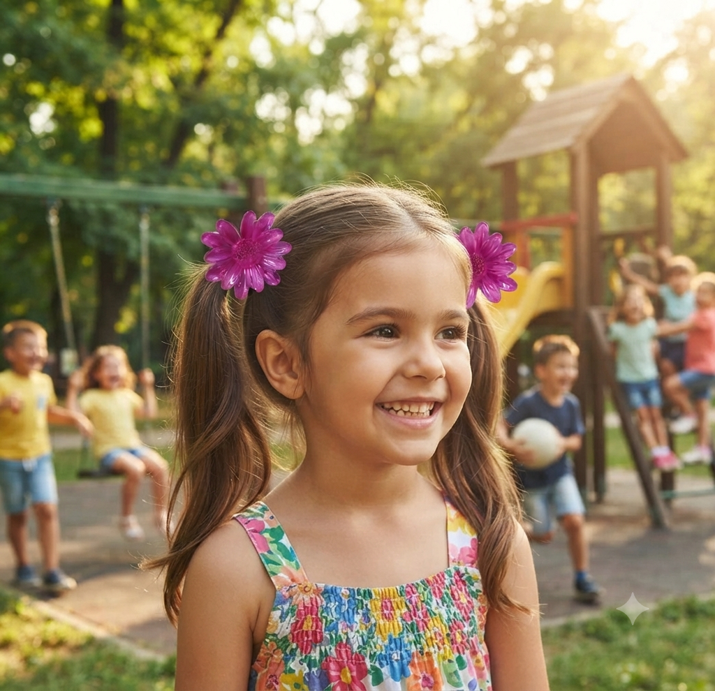 Flower Hair Clips Set of 2 – 12 Colors - Angelique Boutique