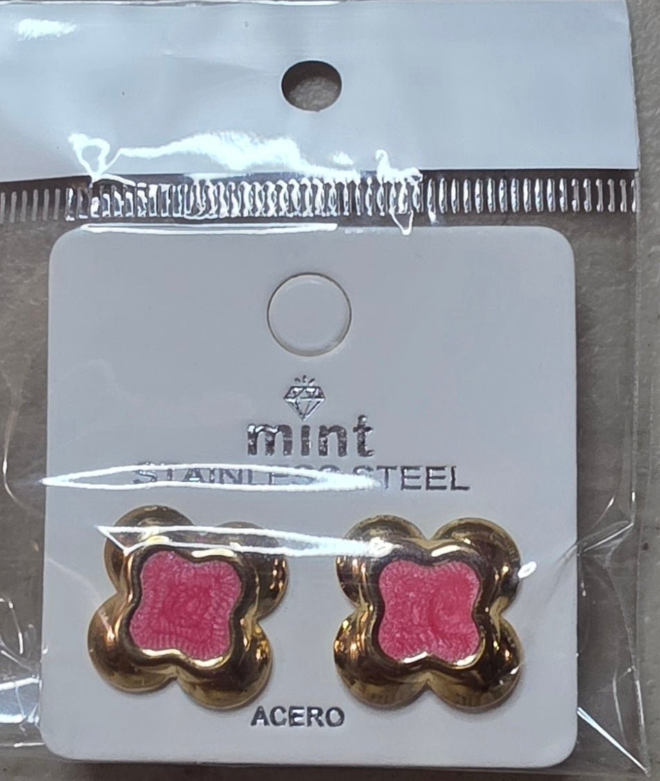 Flower Style Stainless Steel Earrings for Women - Angelique Boutique