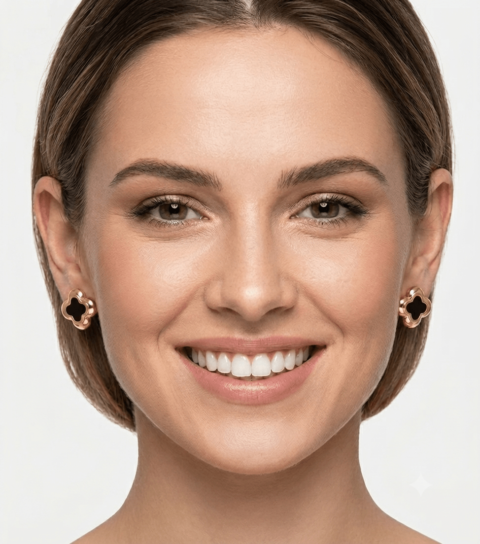 Flower Style Stainless Steel Earrings for Women - Angelique Boutique