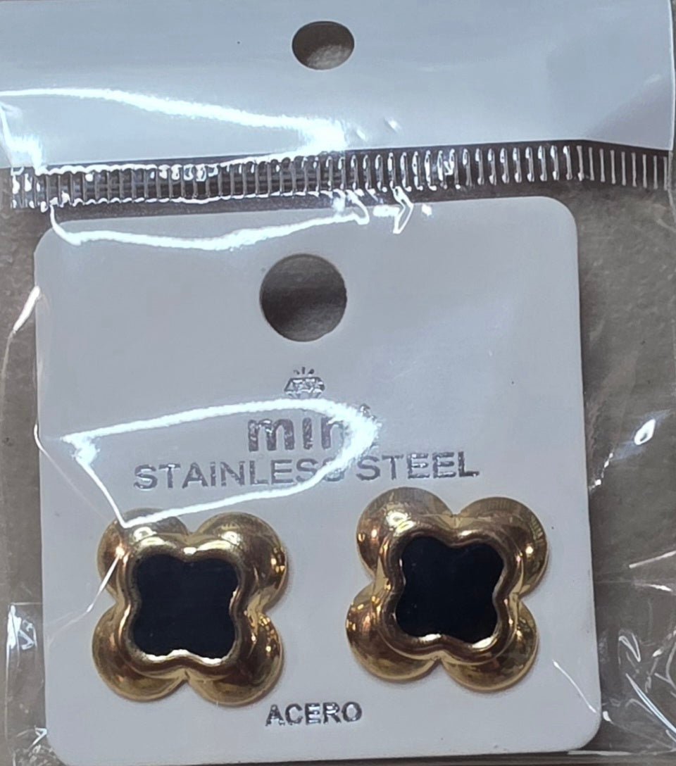 Flower Style Stainless Steel Earrings for Women - Angelique Boutique