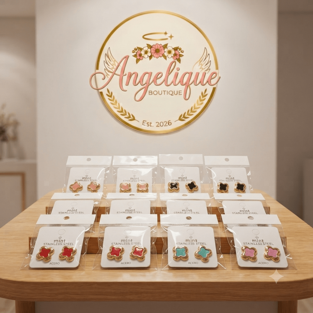 Flower Style Stainless Steel Earrings for Women - Angelique Boutique