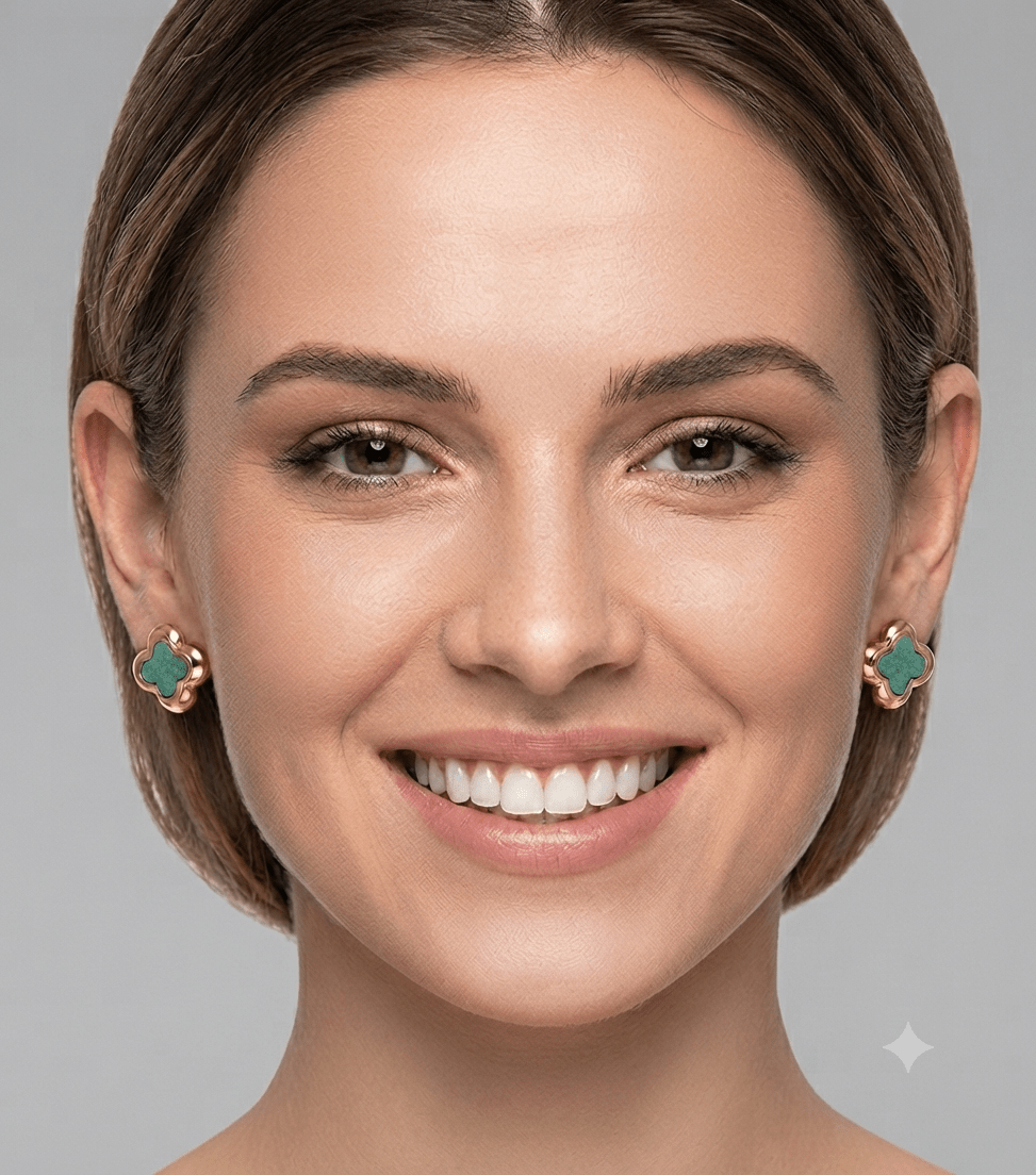 Flower Style Stainless Steel Earrings for Women - Angelique Boutique