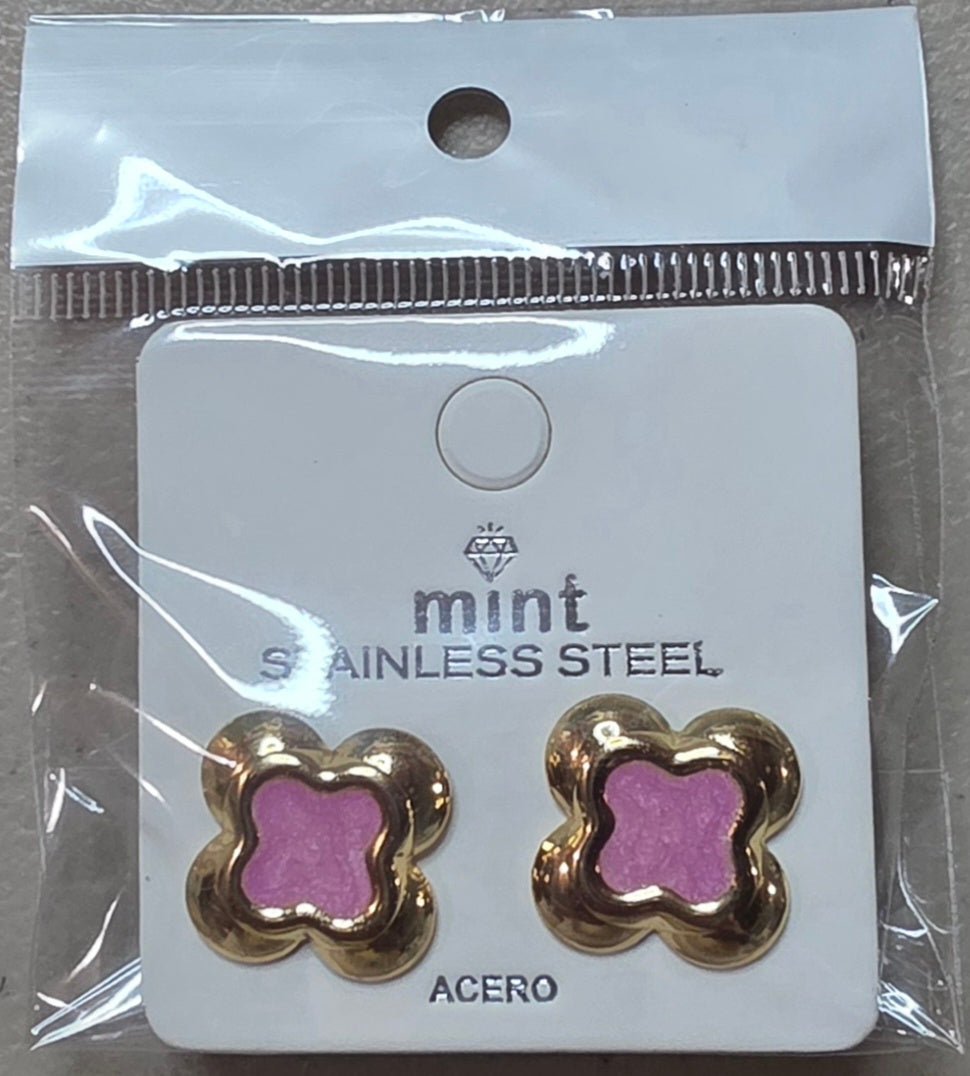 Flower Style Stainless Steel Earrings for Women - Angelique Boutique