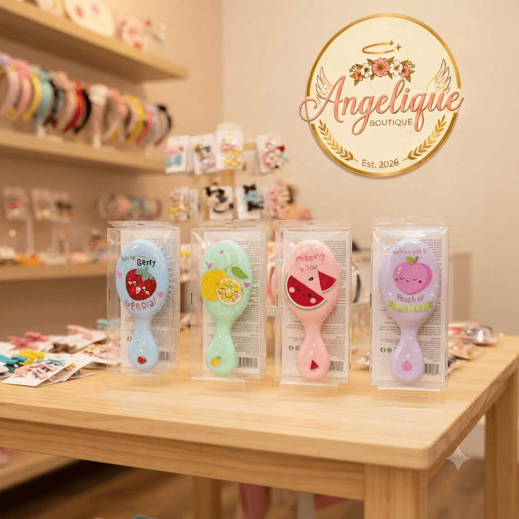 Fruity Hair Detangling Brush for Women & Girls - Angelique Boutique