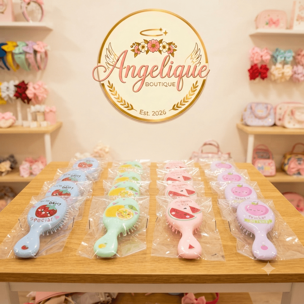 Fruity Hair Detangling Brush for Women & Girls - Angelique Boutique