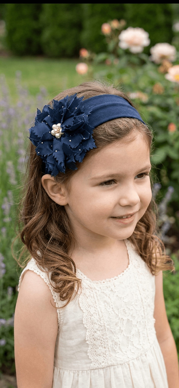Girls Hair Bandana Headband – Soft Knotted Head Wrap - Angelique Boutique