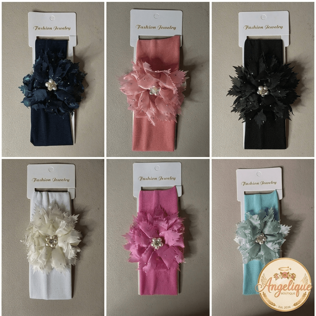 Girls Hair Bandana Headband – Soft Knotted Head Wrap - Angelique Boutique
