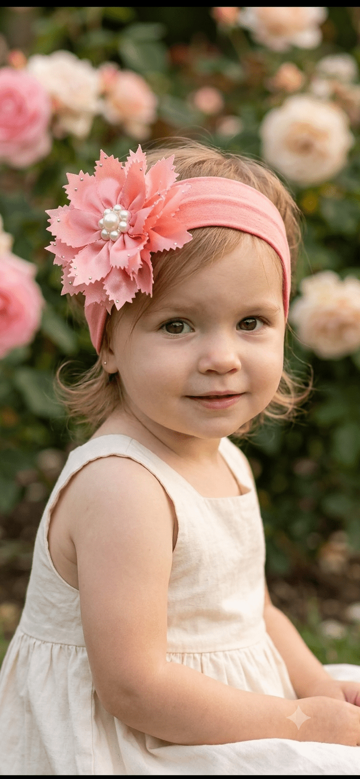 Girls Hair Bandana Headband – Soft Knotted Head Wrap - Angelique Boutique