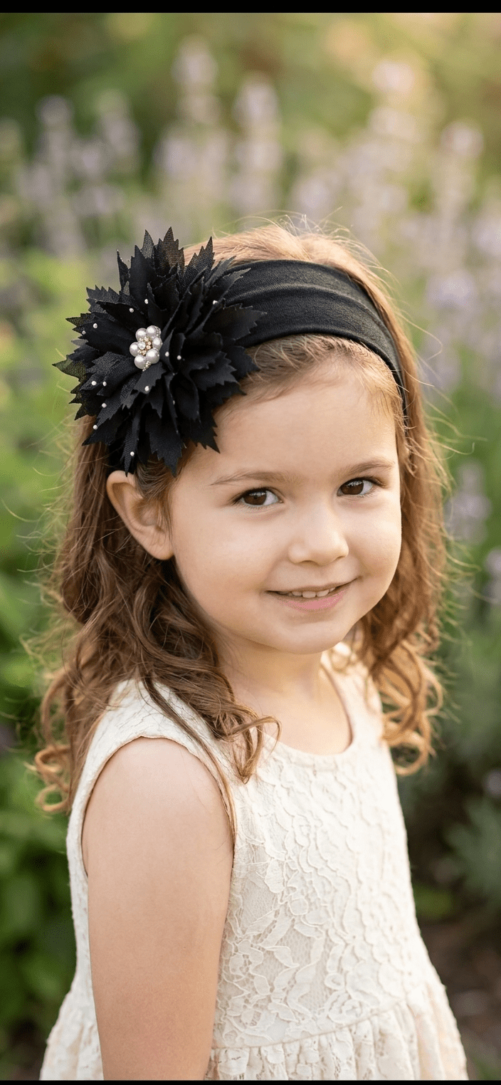 Girls Hair Bandana Headband – Soft Knotted Head Wrap - Angelique Boutique