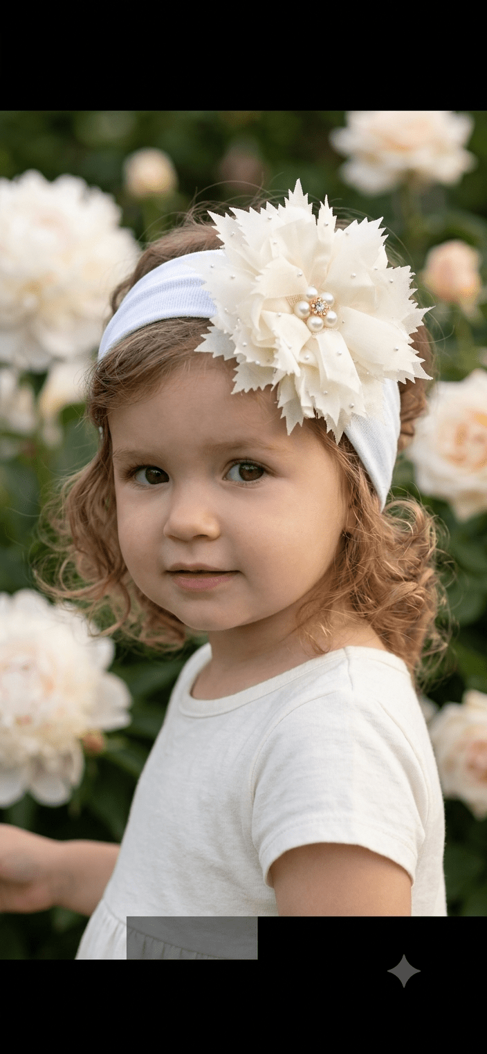 Girls Hair Bandana Headband – Soft Knotted Head Wrap - Angelique Boutique