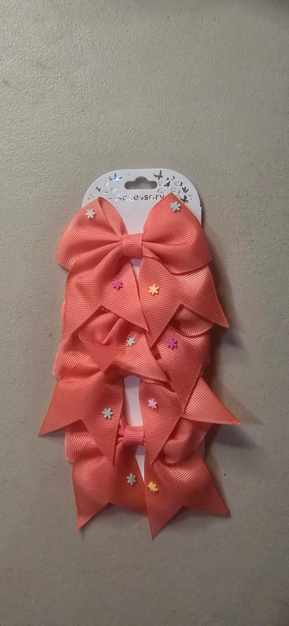 Girls Hair Bows Set of 4 – Colorful Bow Clips for Kids - Angelique Boutique