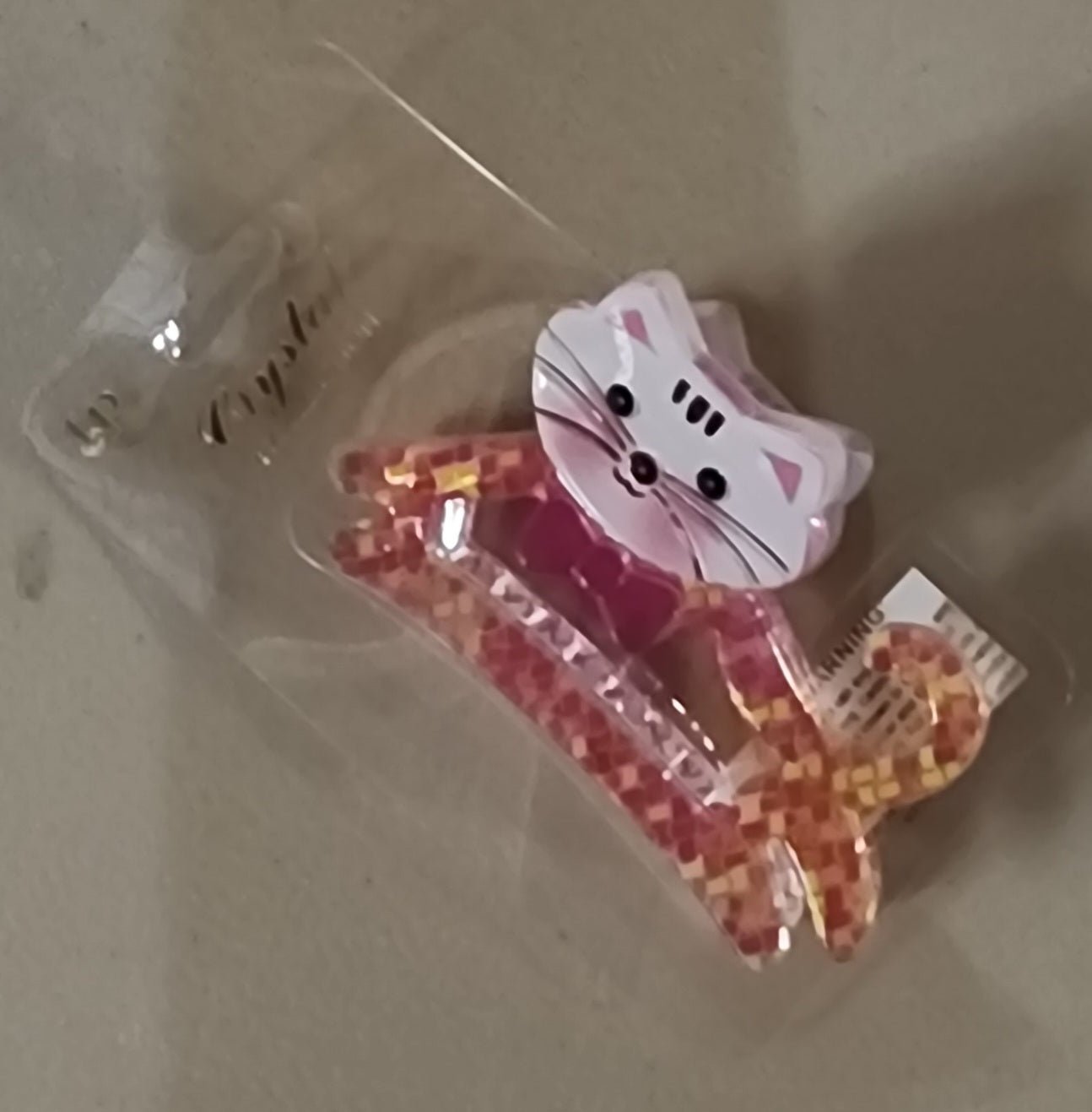 Glitter Cat Hair Clips – 6 Colors for Women & Girls - Angelique Boutique