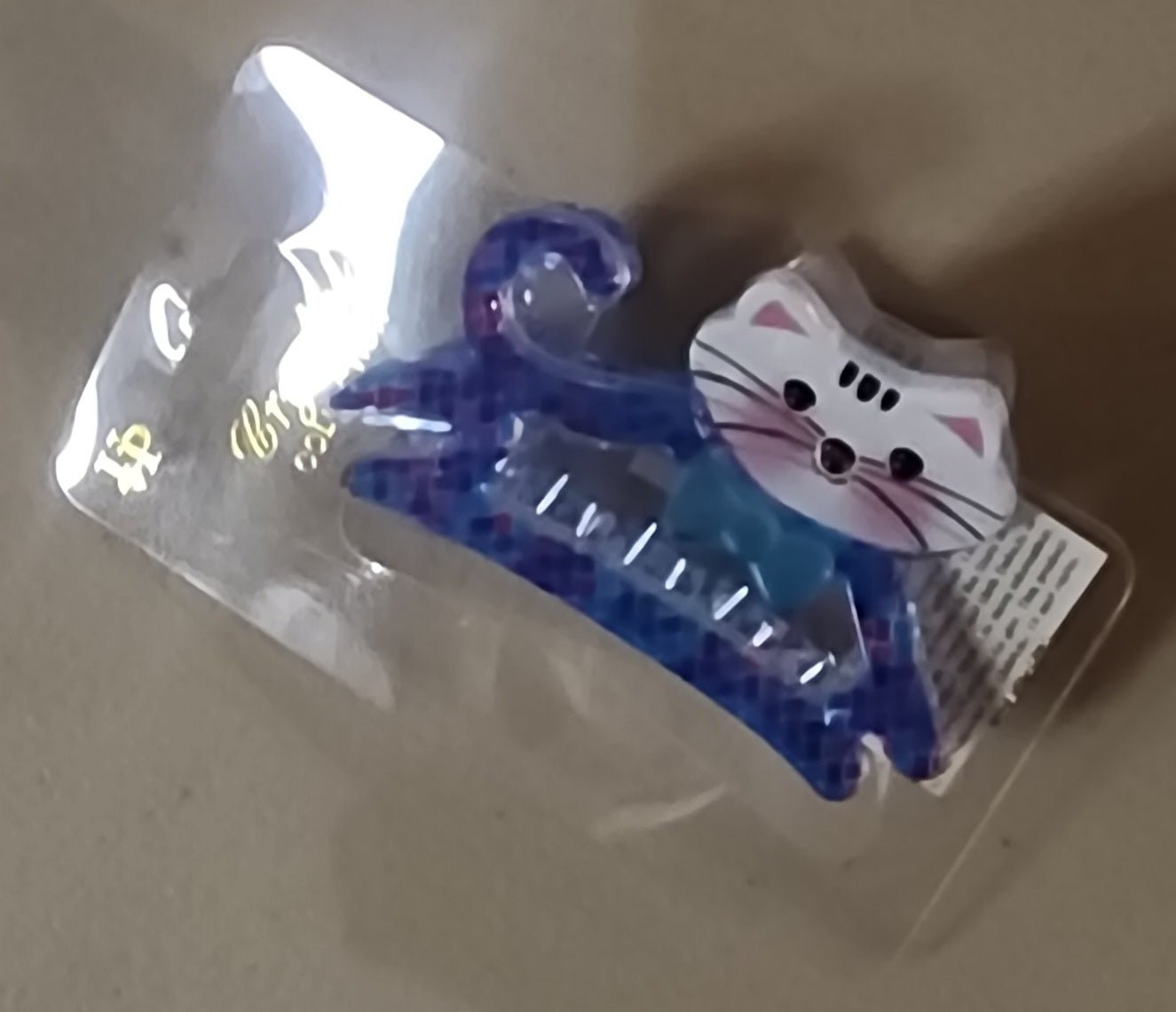 Glitter Cat Hair Clips – 6 Colors for Women & Girls - Angelique Boutique