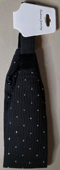 Glitter Elastic Wide Headband for Women – Rhinestone 7 Colors - Angelique Boutique