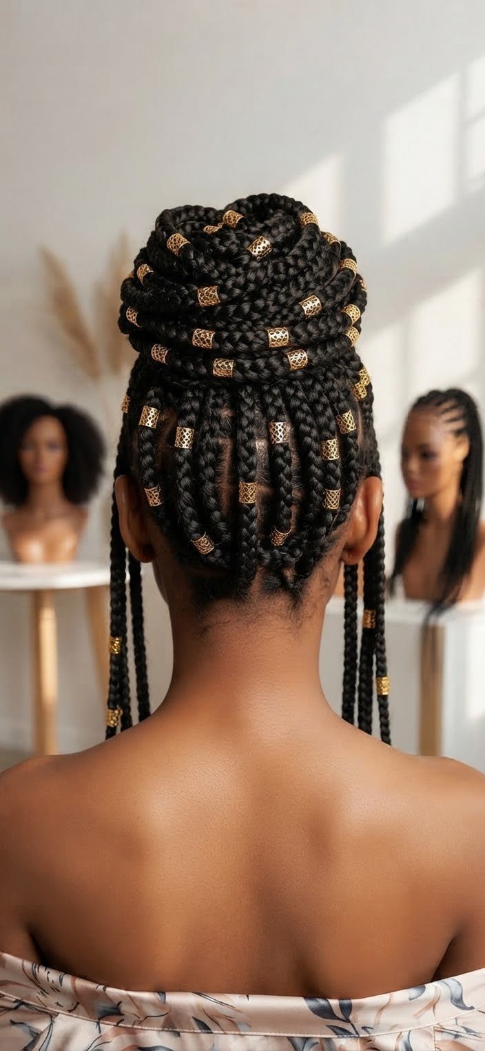 Gold Braid Hair Clips Set of 40 – Bobby Pins for Women - Angelique Boutique