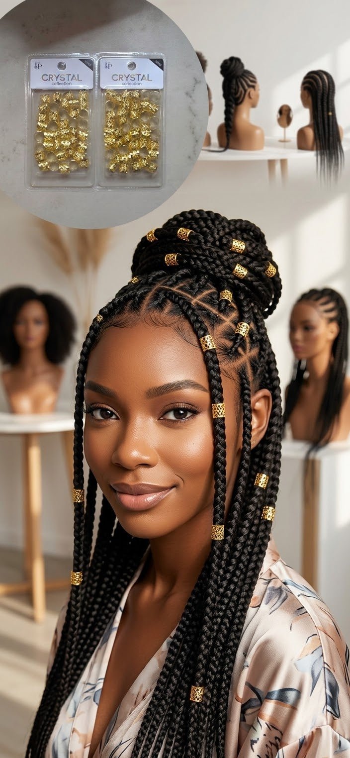 Gold Braid Hair Clips Set of 40 – Bobby Pins for Women - Angelique Boutique