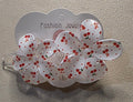 Hawaiian cherry hair bows - Angelique Boutique