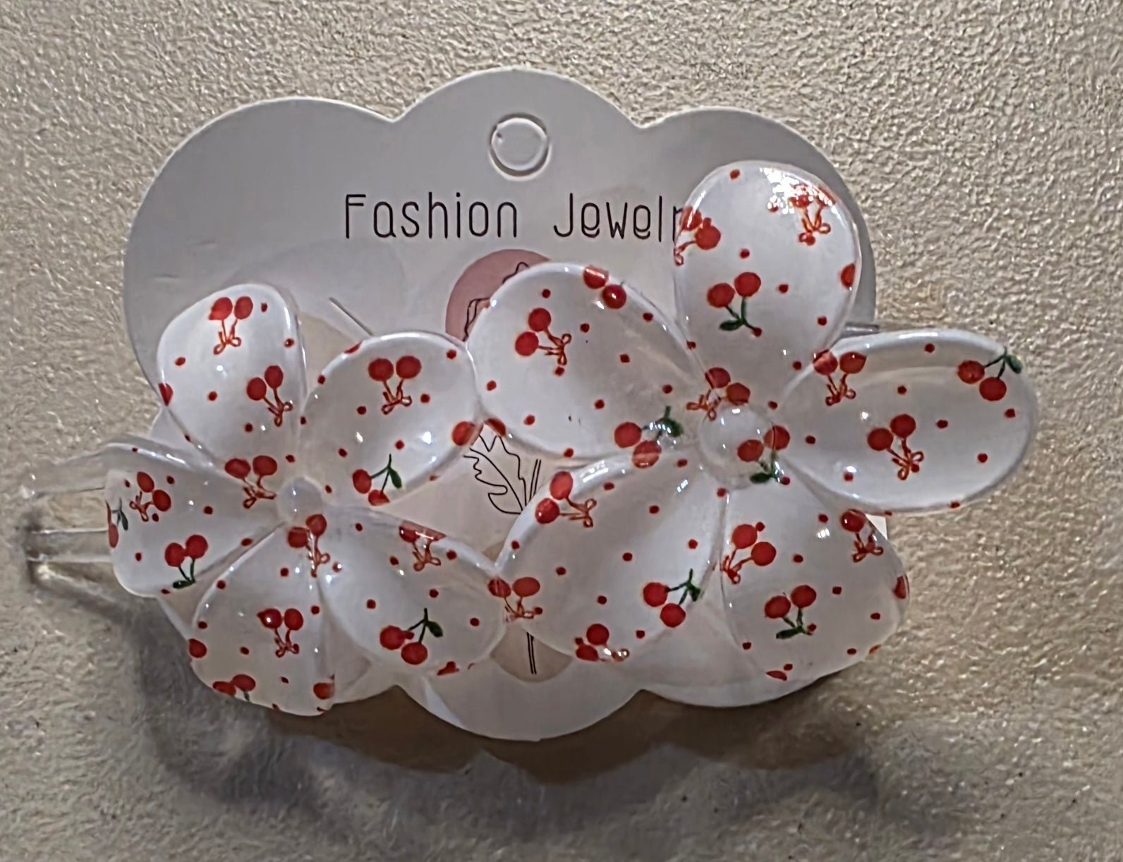 Hawaiian cherry hair bows - Angelique Boutique