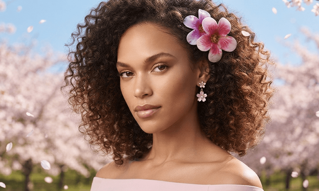 Hawaiian Flower Hair Clip – Tropical Hair Accessory for Women - Angelique Boutique