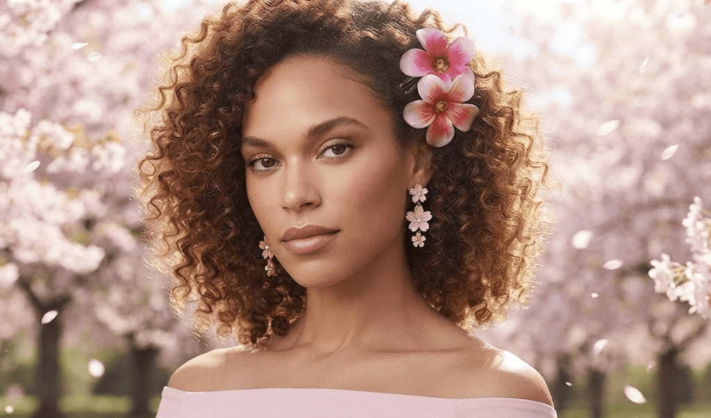 Hawaiian Flower Hair Clip – Tropical Hair Accessory for Women - Angelique Boutique