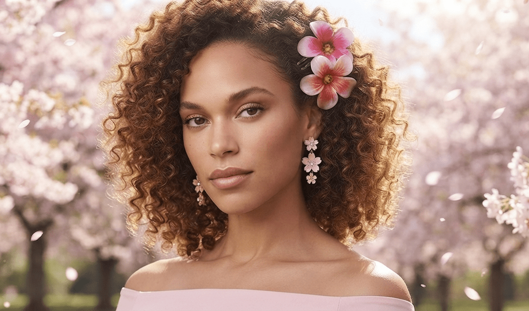 Hawaiian Flower Hair Clip – Tropical Hair Accessory for Women - Angelique Boutique