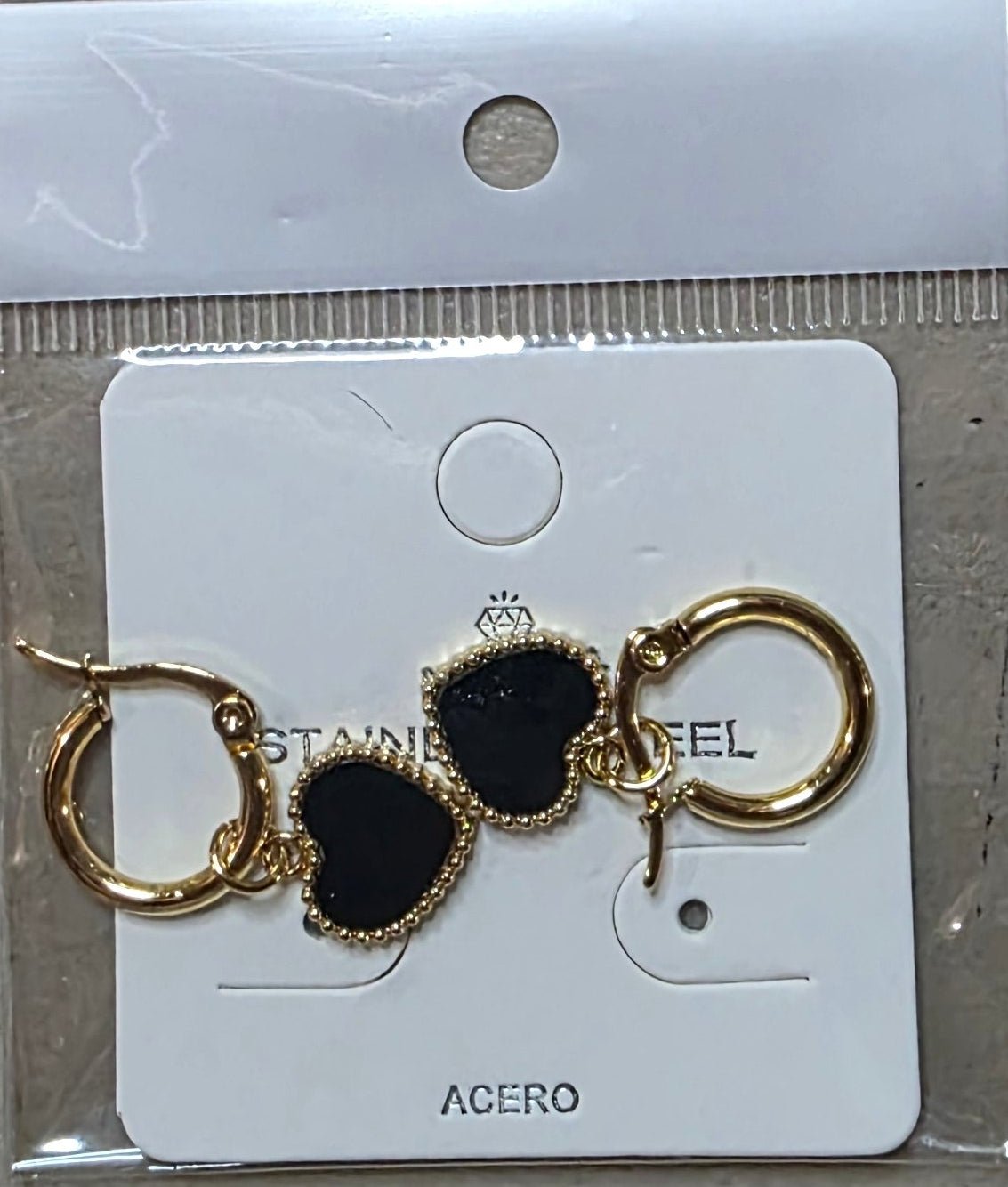 Heart Stainless Steel Earrings for Women – Gold & Silver - Angelique Boutique