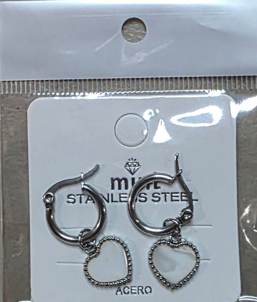 Heart Stainless Steel Earrings for Women – Gold & Silver - Angelique Boutique