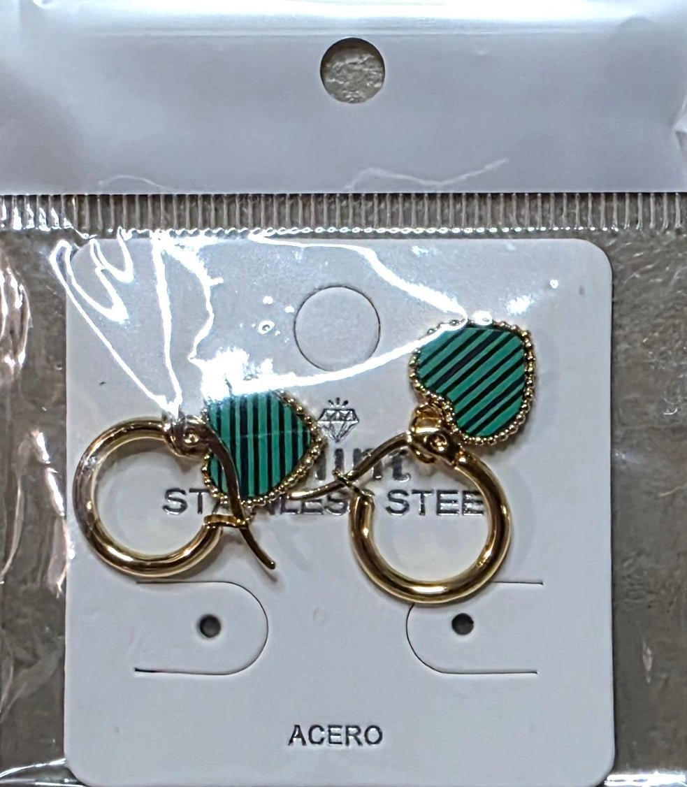 Heart Stainless Steel Earrings for Women – Gold & Silver - Angelique Boutique
