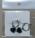 Heart Stainless Steel Earrings for Women – Gold & Silver - Angelique Boutique