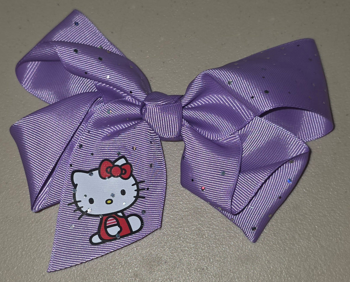 Hello Kitty Big Glitter Hair Bow for Girls - Angelique Boutique