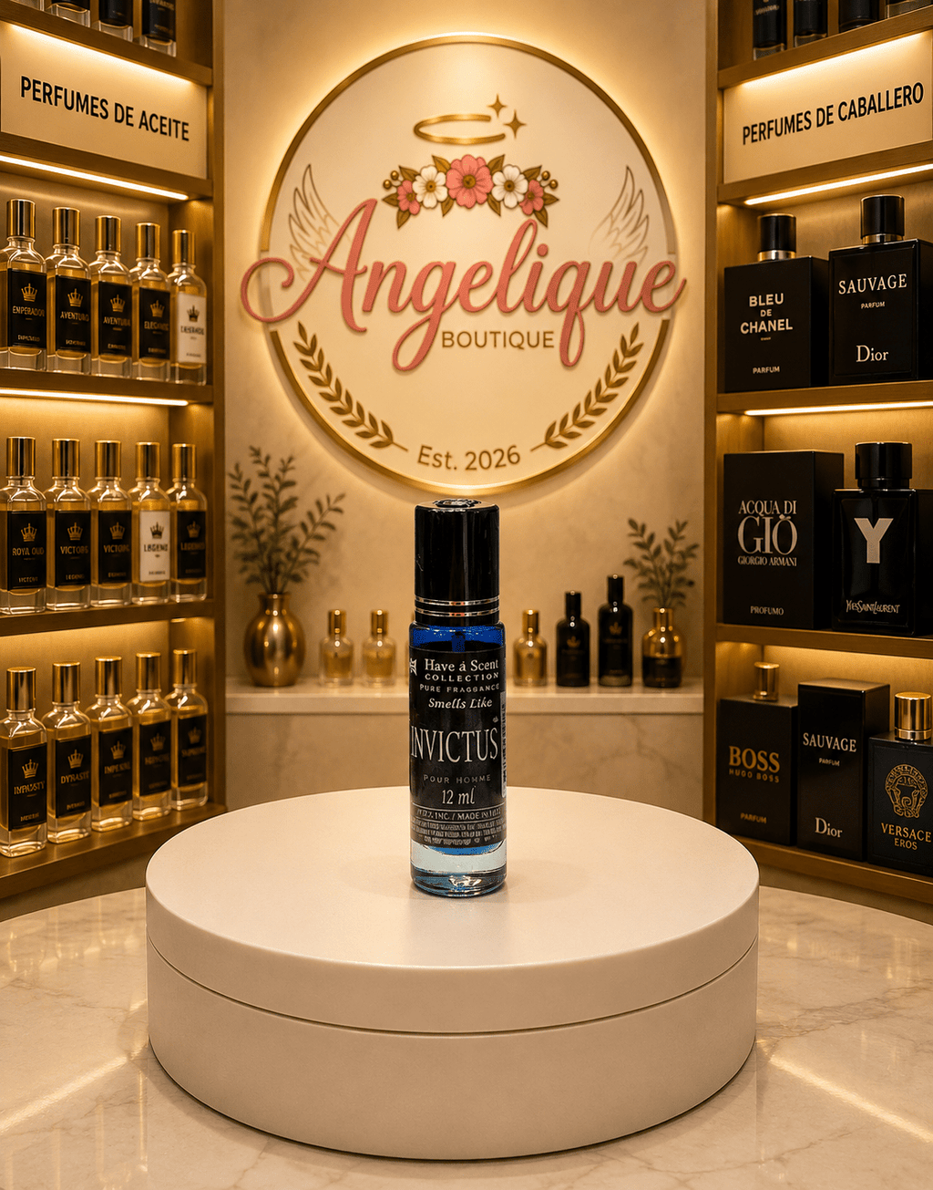 Invictus Concentrated Oil Perfume for Men - Angelique Boutique