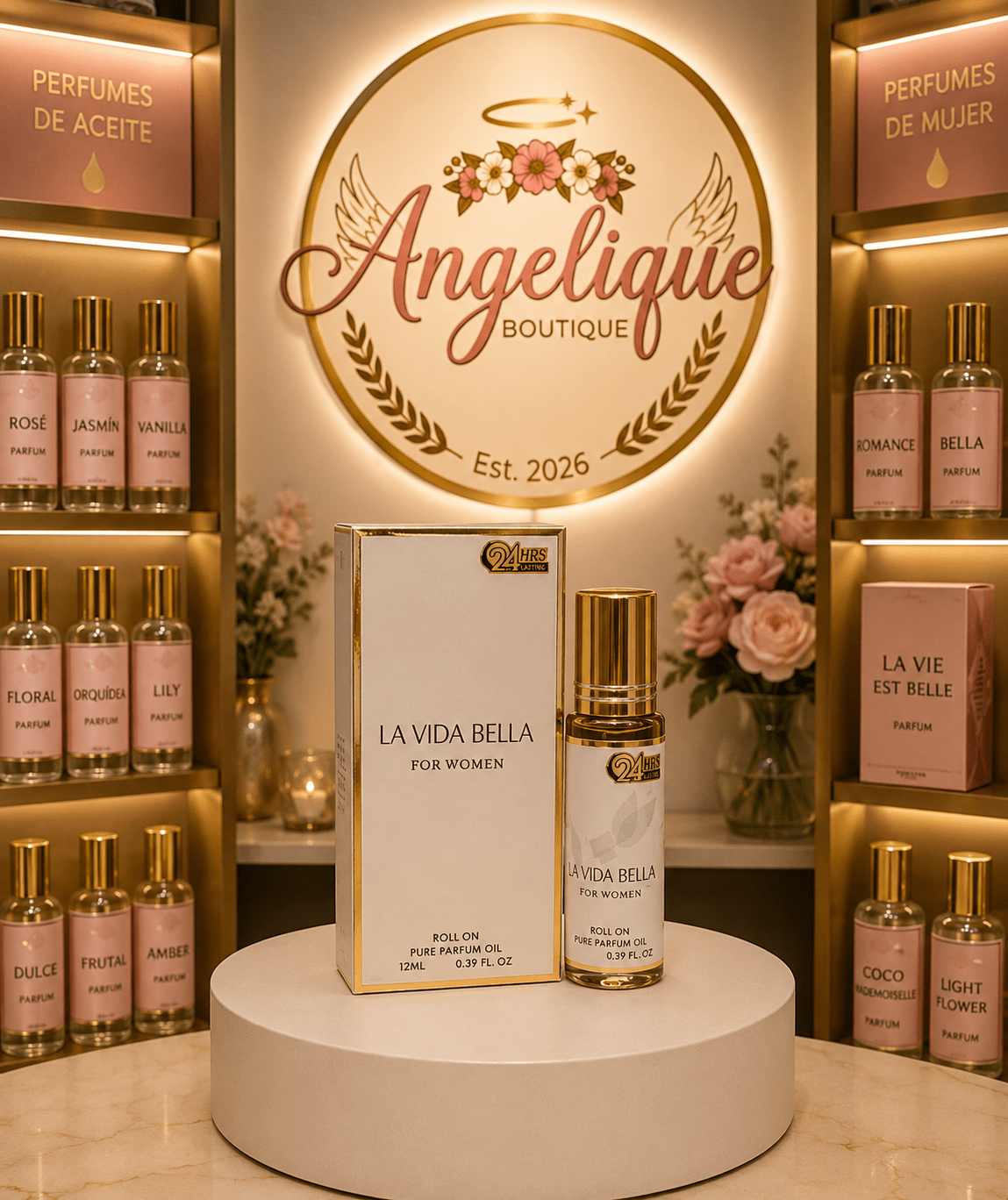 La Bella Vida Concentrated Oil Perfume for Women - Angelique Boutique