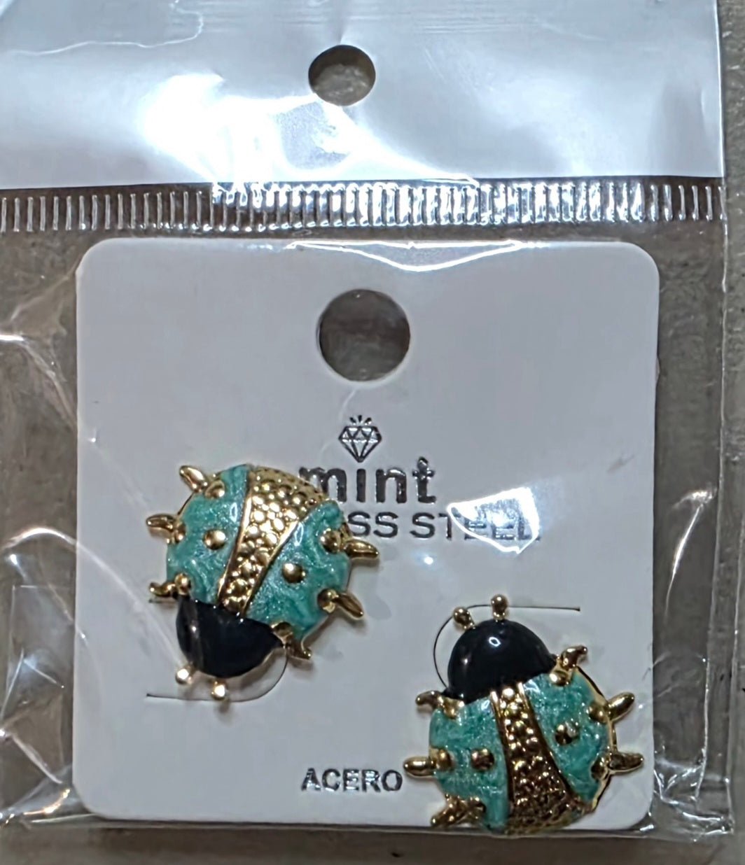 Ladybug Stainless Steel Earrings for Women – 5 Colors - Angelique Boutique