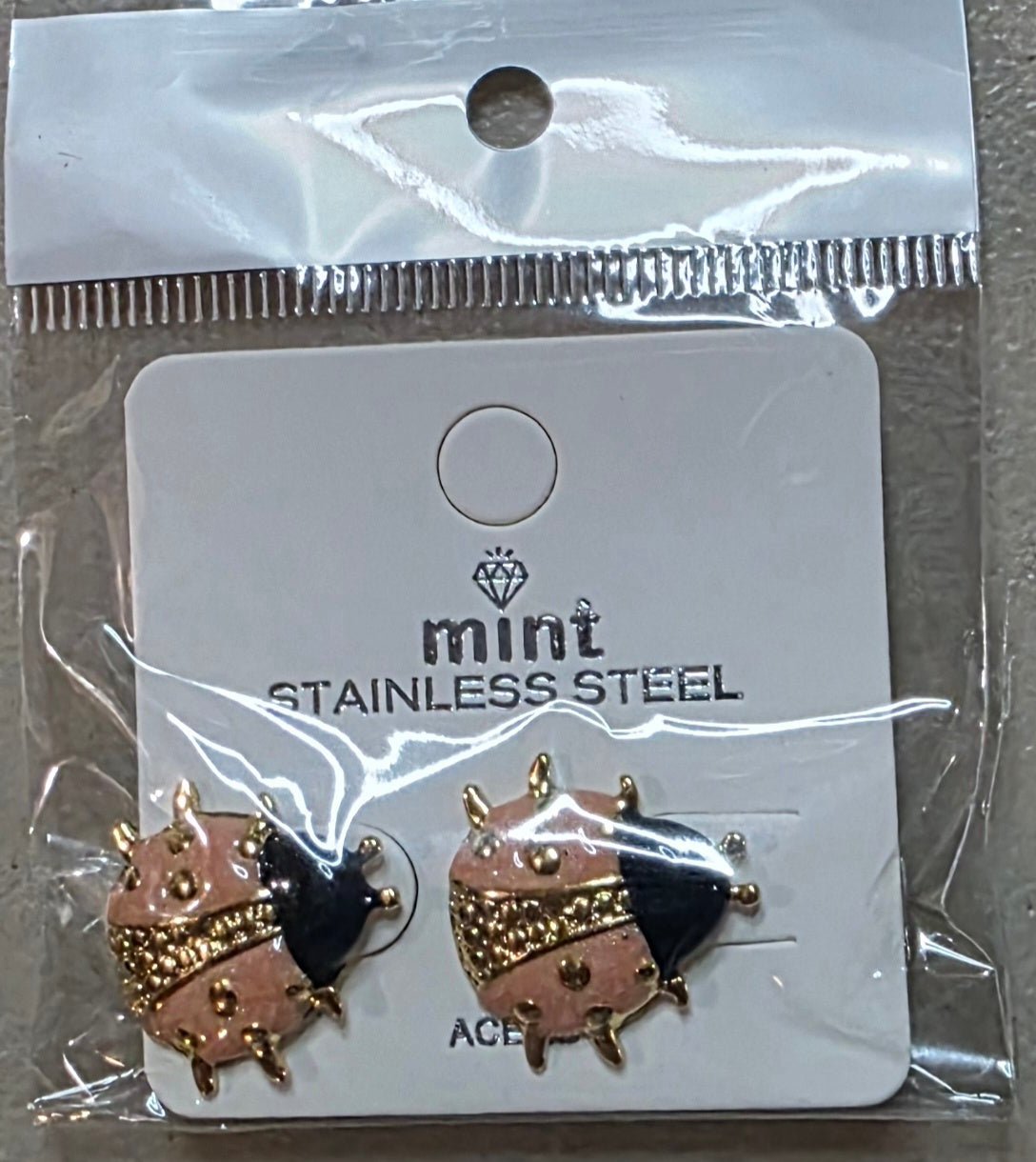 Ladybug Stainless Steel Earrings for Women – 5 Colors - Angelique Boutique