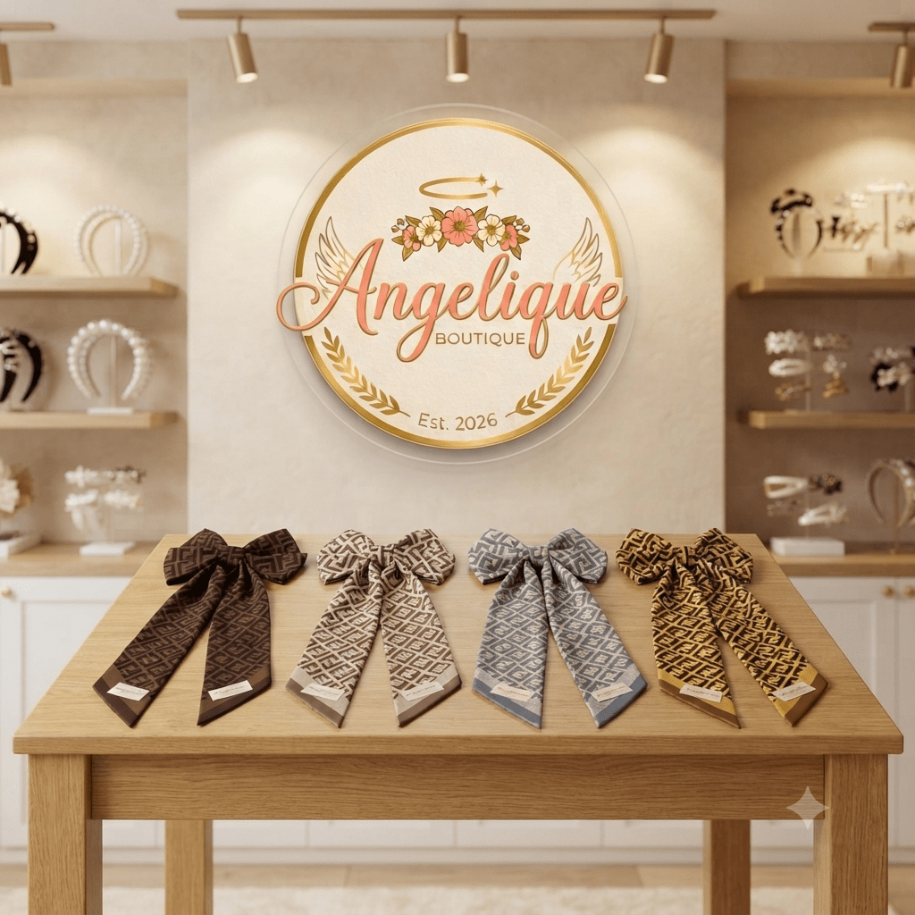 Large Luxury Coquette Hair Bows for Women & Girls - Angelique Boutique