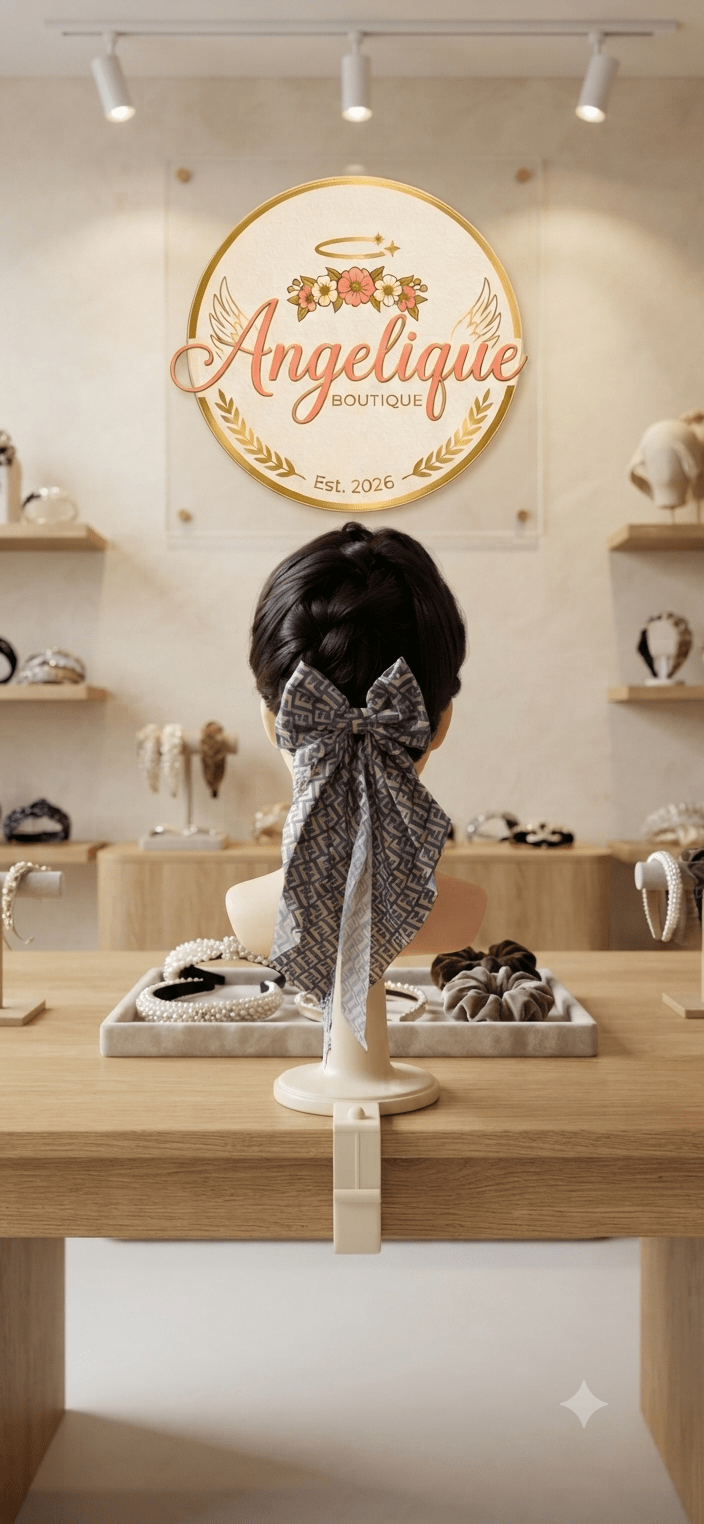 Large Luxury Coquette Hair Bows for Women & Girls - Angelique Boutique