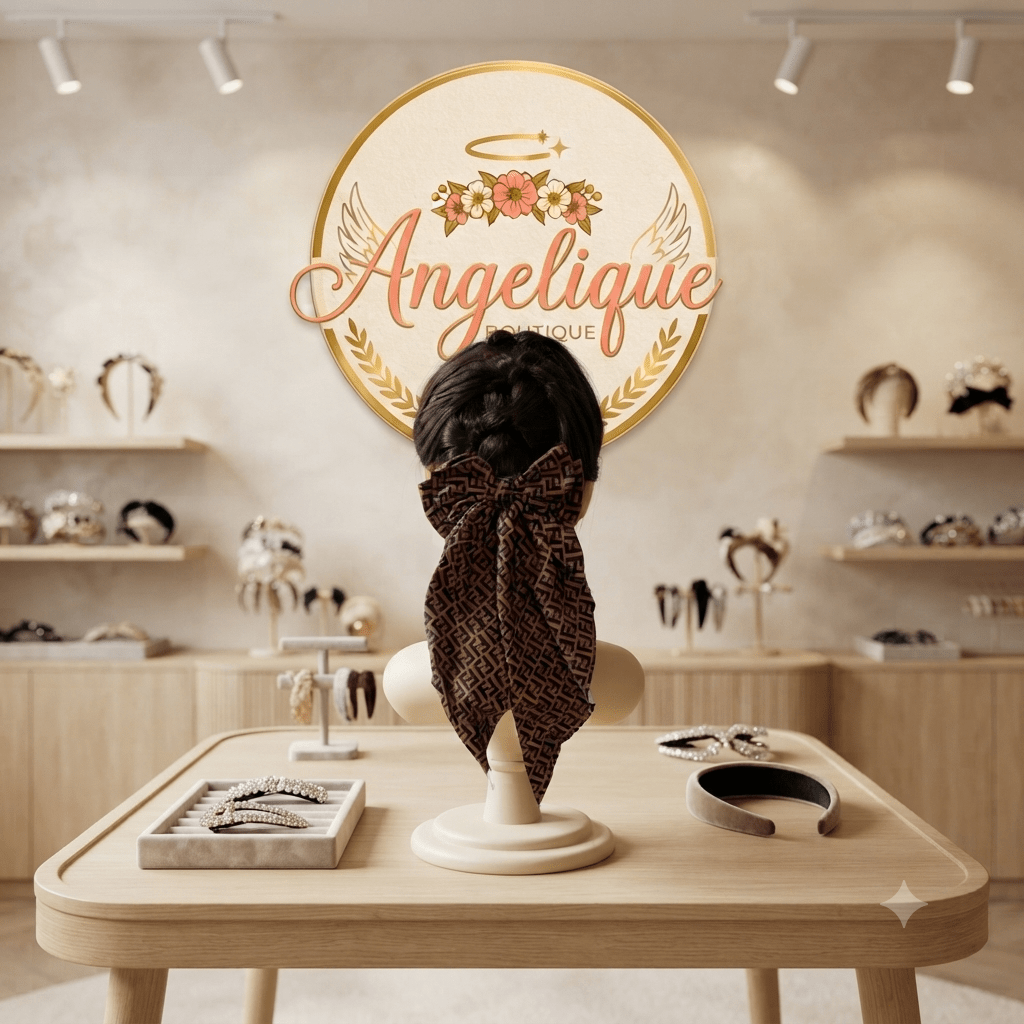 Large Luxury Coquette Hair Bows for Women & Girls - Angelique Boutique