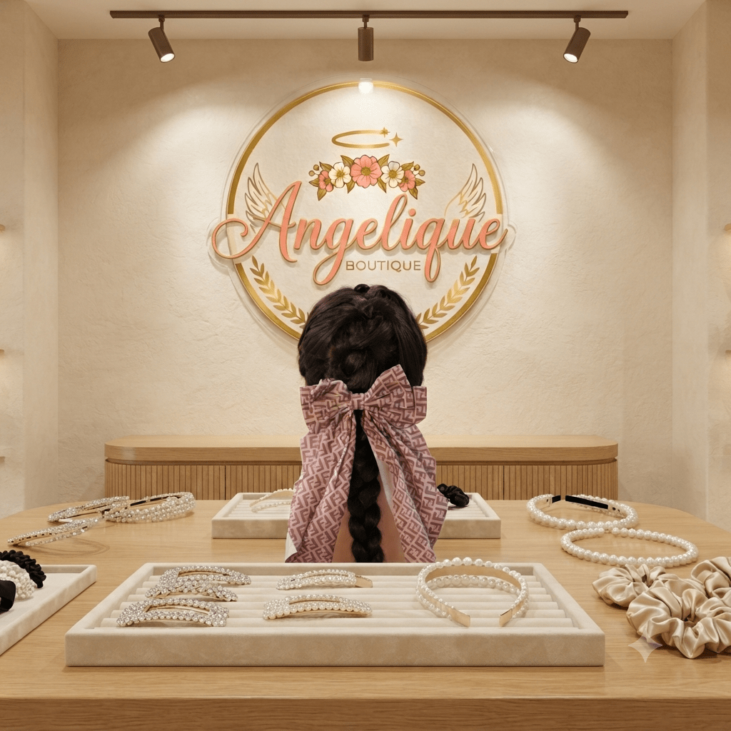 Large Luxury Coquette Hair Bows for Women & Girls - Angelique Boutique