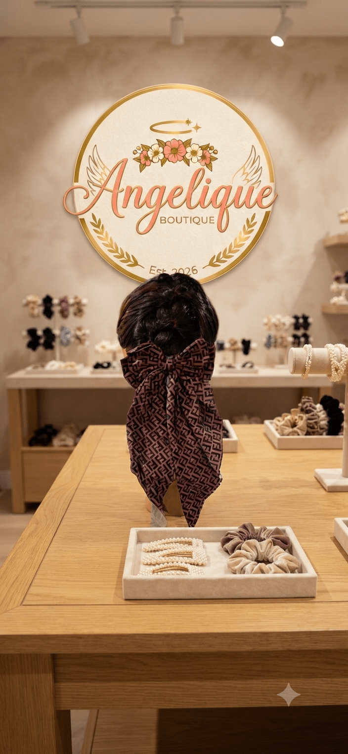 Large Luxury Coquette Hair Bows for Women & Girls - Angelique Boutique